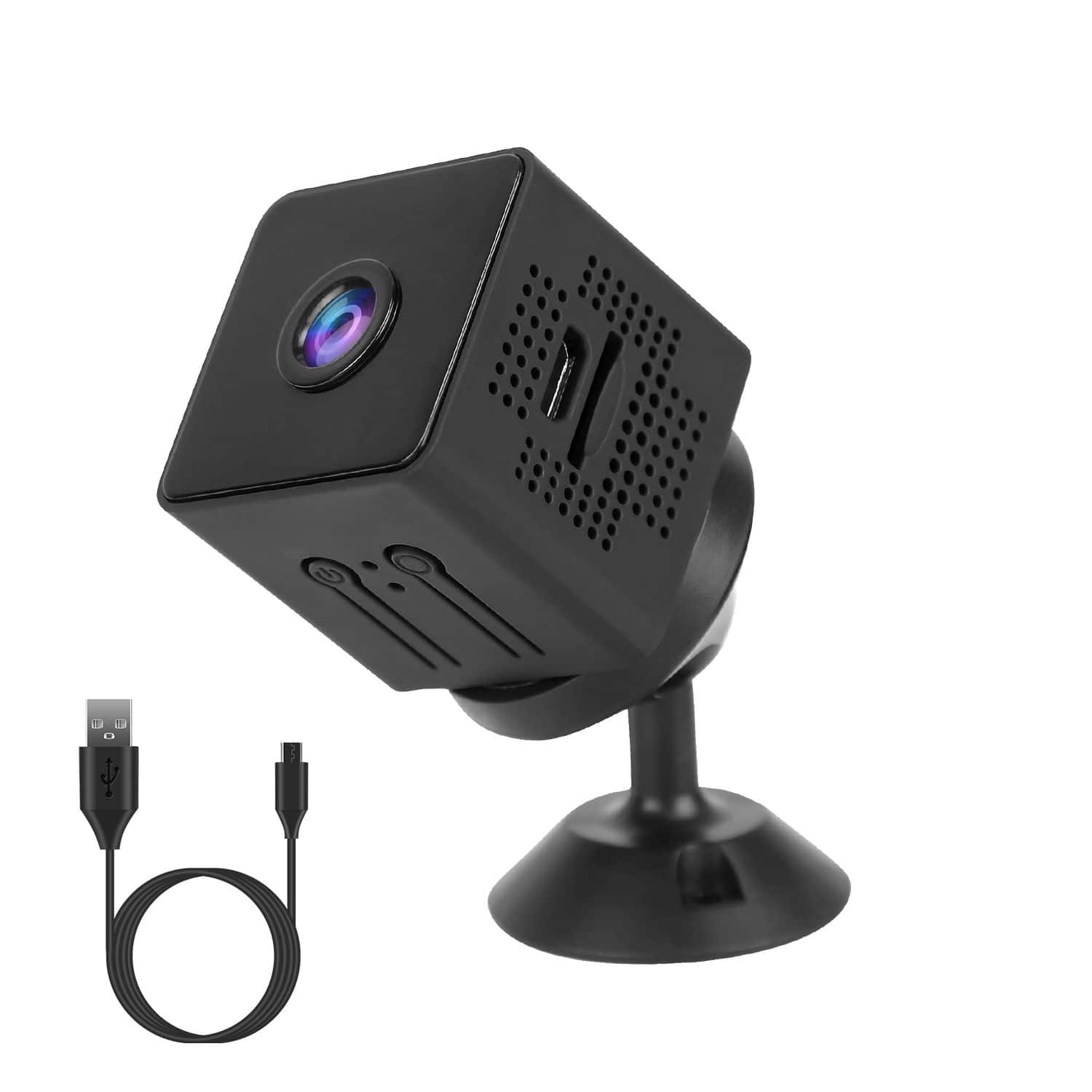 Tiramisubest - 1080P 2.4G WiFi Security Camera for Pet Baby Monitor,Wireless Camera with PIR Motion Detection Night Vision App Control