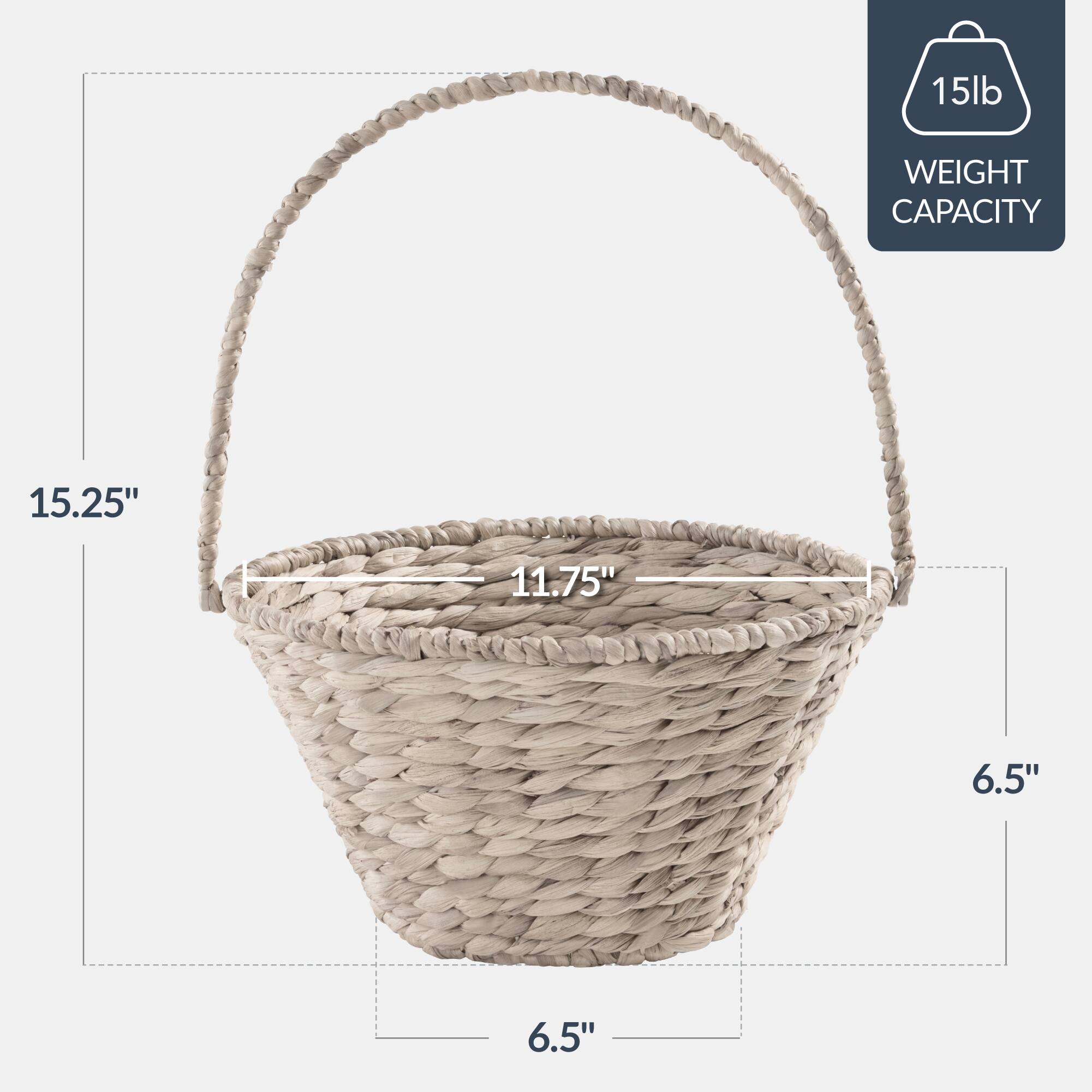 15lb WEIGHT CAPACITY  
15.25"  
11.75"  
6.5"  
6.5"