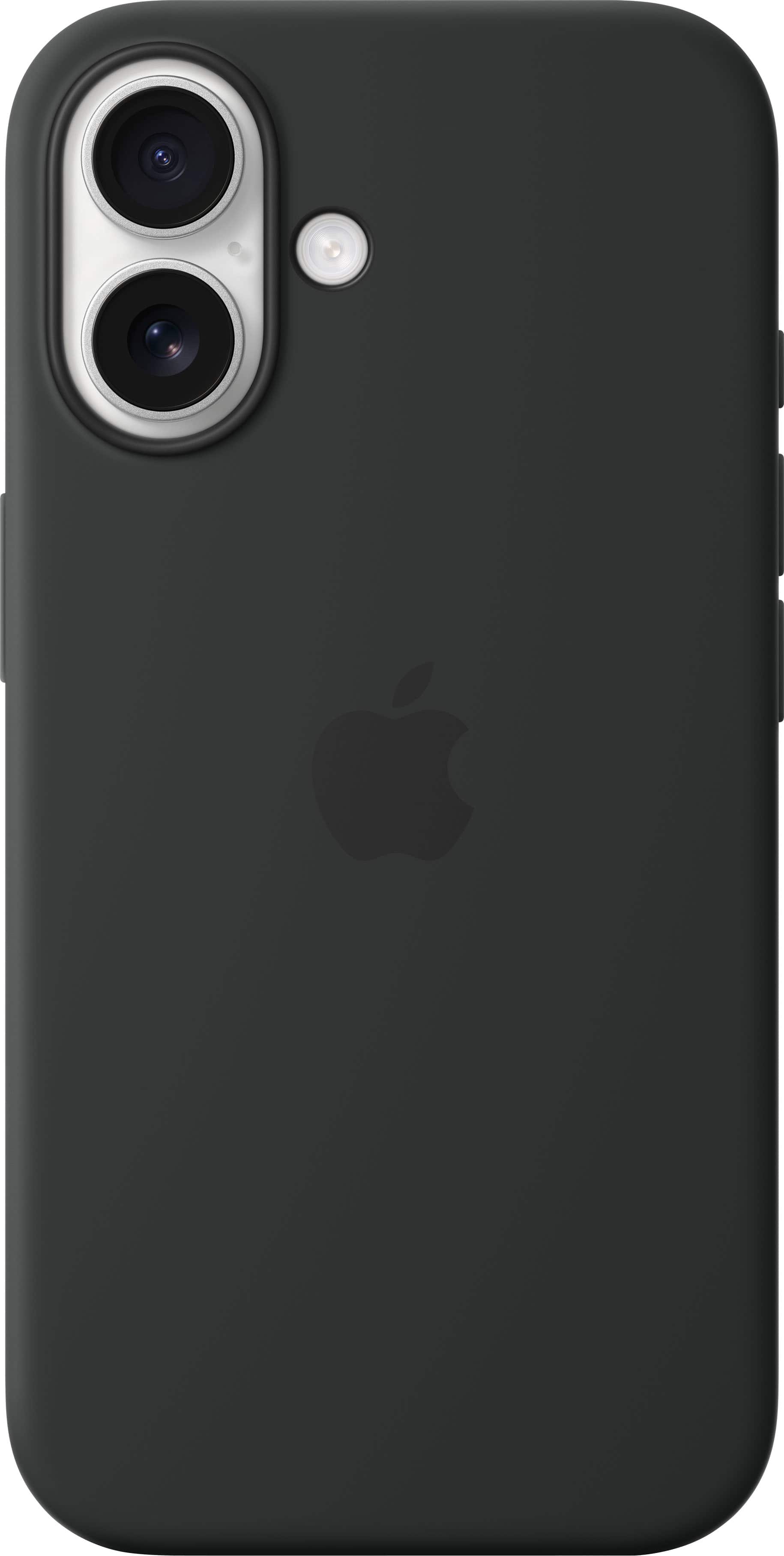 Alt View 13. Apple - iPhone 16 Silicone Case with MagSafe - Black.