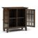 Alt View 12. Simpli Home - Bedford Low Storage Media Cabinet - Rustic Natural Aged Brown.