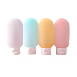 Kitcheniva - Soft Squeeze Reusable Travel Bottle 4 Pcs Set