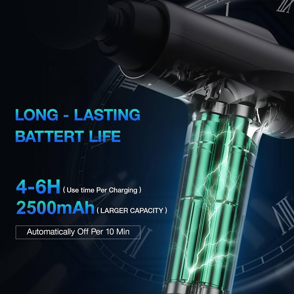 LONG - LASTING BATTERY LIFE

4-6H (Use time Per Charging)

2500mAh (LARGER CAPACITY)

Automatically Off Per 10 Min
