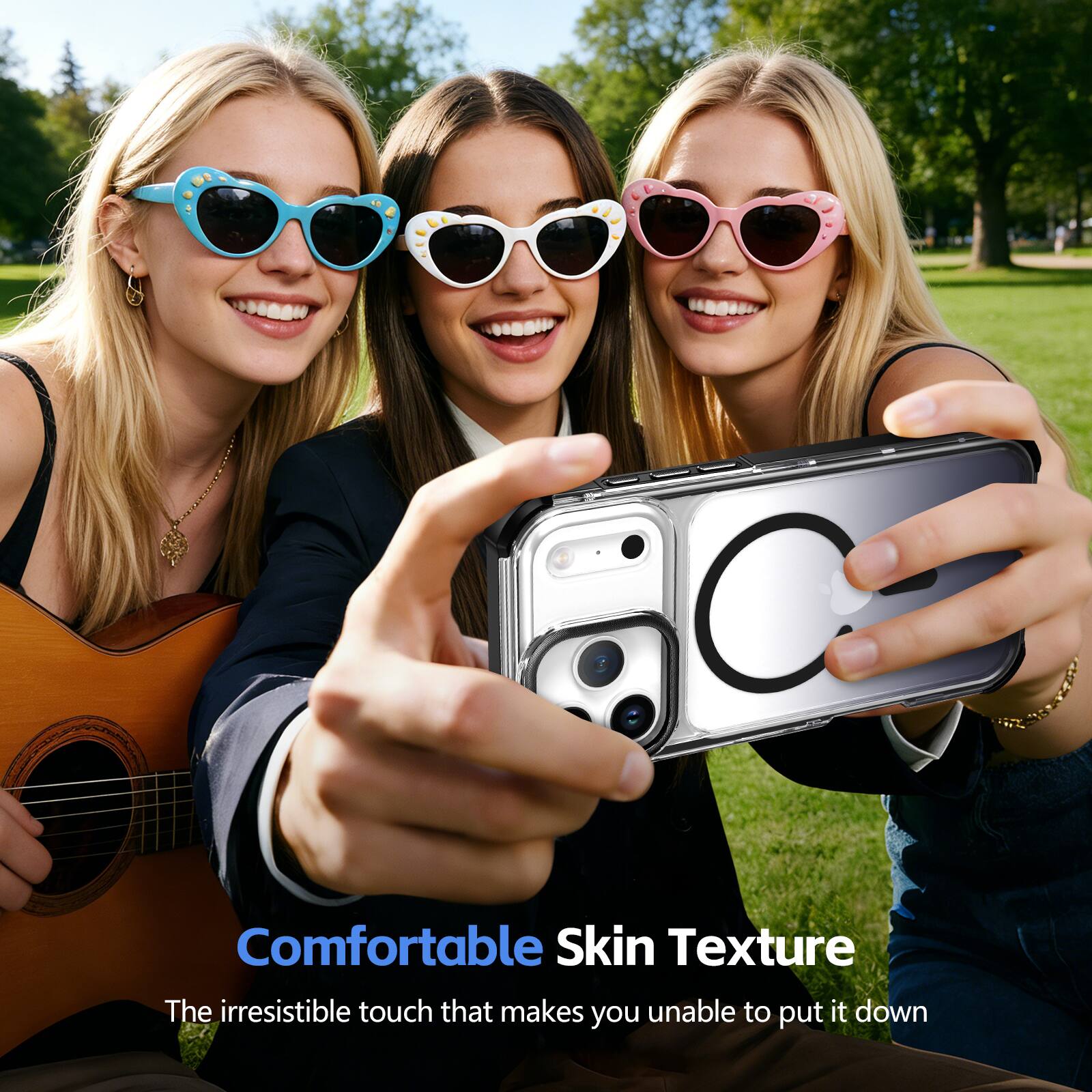 Comfortable Skin Texture  
The irresistible touch that makes you unable to put it down