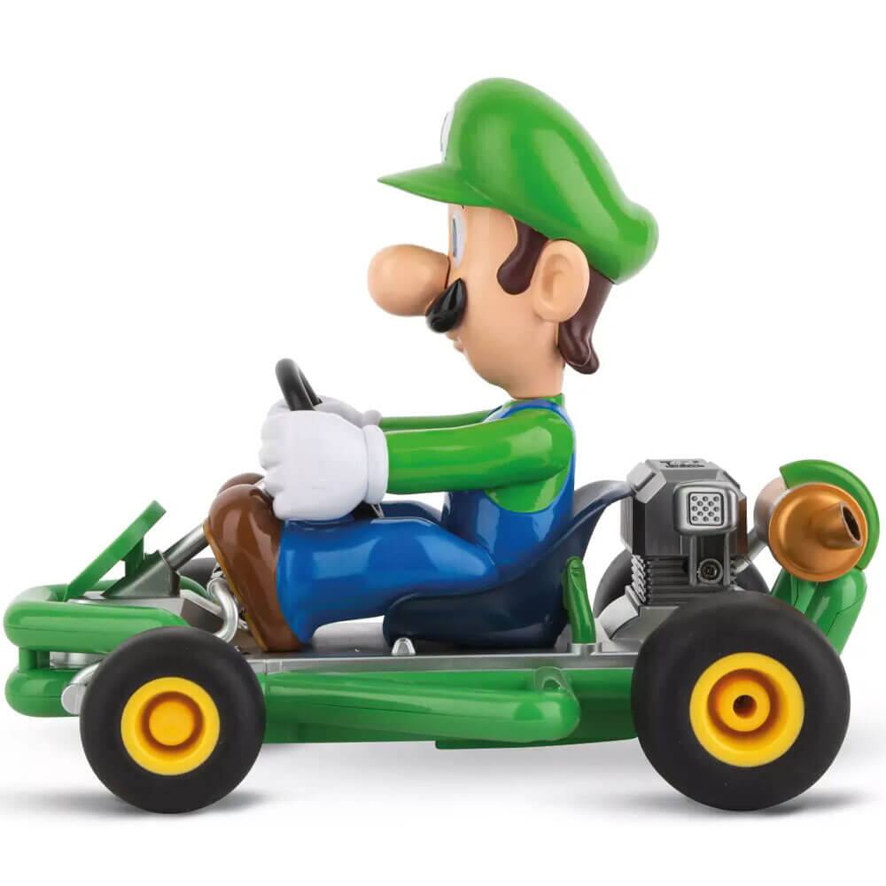Alt View 3. Carrera - Carrera 370200984P 2.4 GHz Mario Kart Pipe Kart RC Car - Luigi - Black.