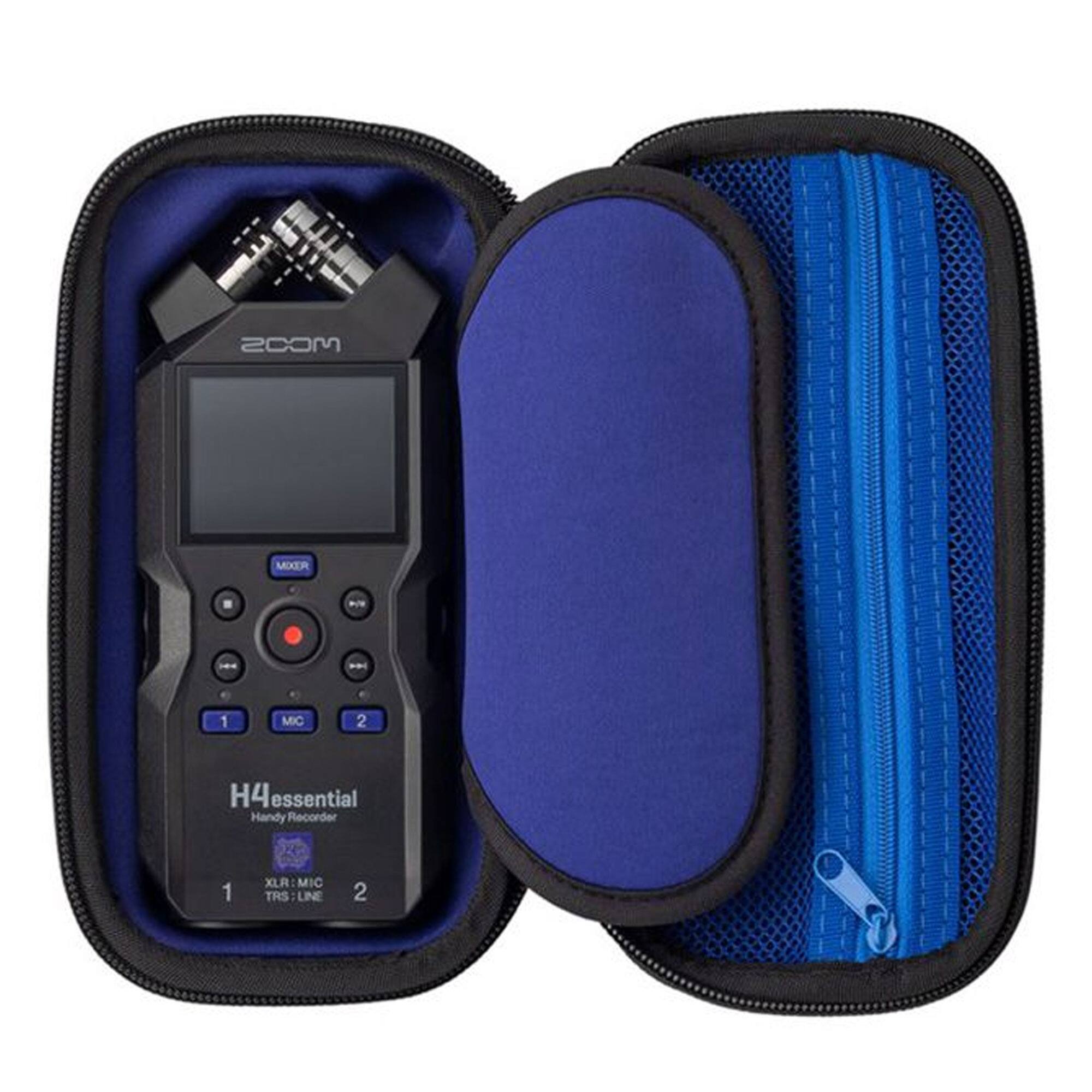 ZOOM H4 Essential Handy Recorder  
1 XLR: MIC  
2 TRS: LINE