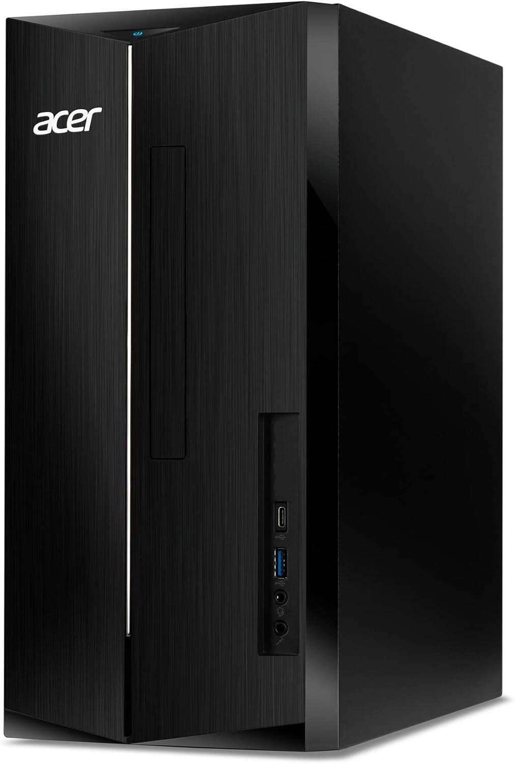 Left. Acer - Acer Aspire TC Desktop PC - 14th Gen Intel Core i7-14700, 16GB RAM, 4TB SSD, Intel UHD Graphics, Windows 11 Pro - Black.