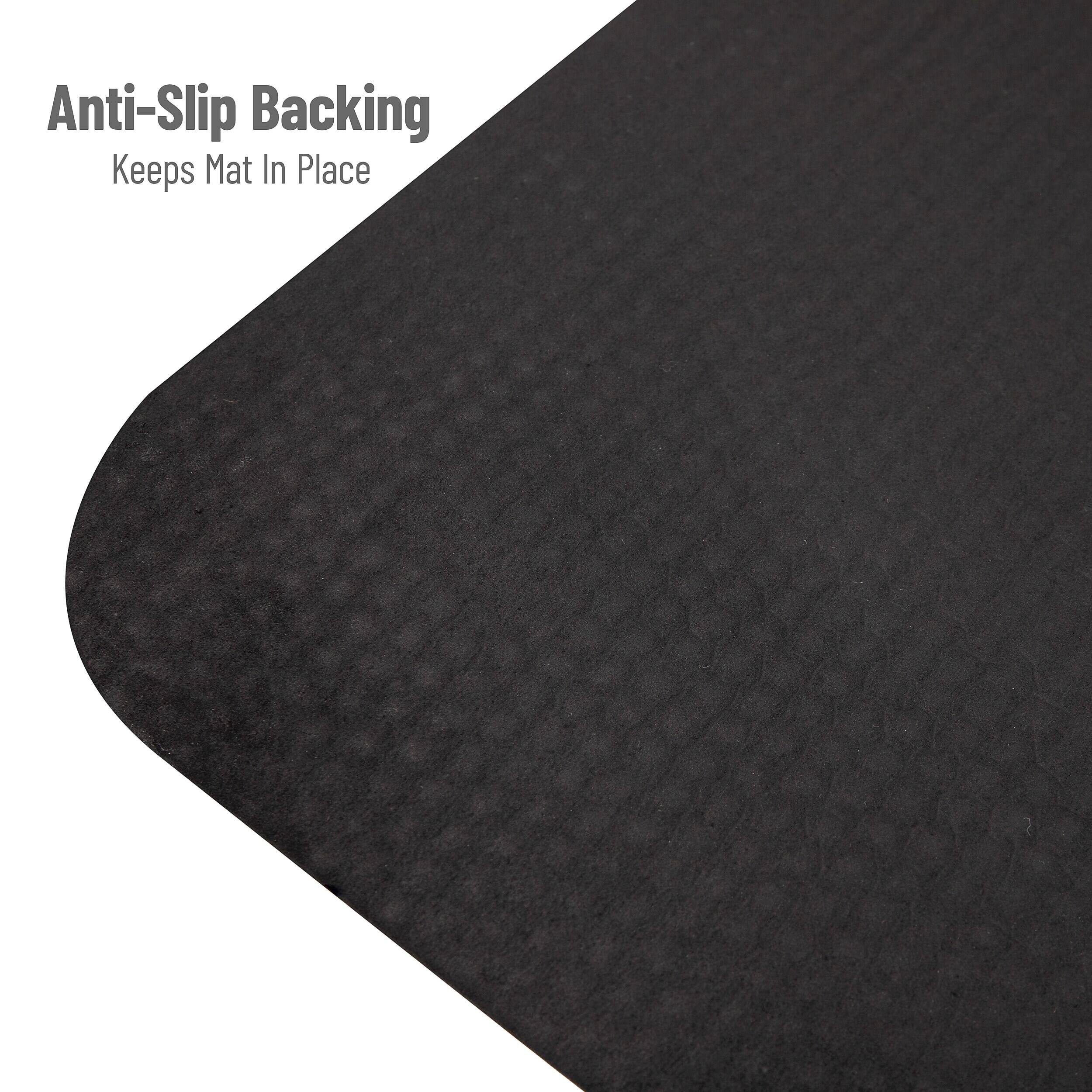 Anti-Slip Backing  
Keeps Mat In Place