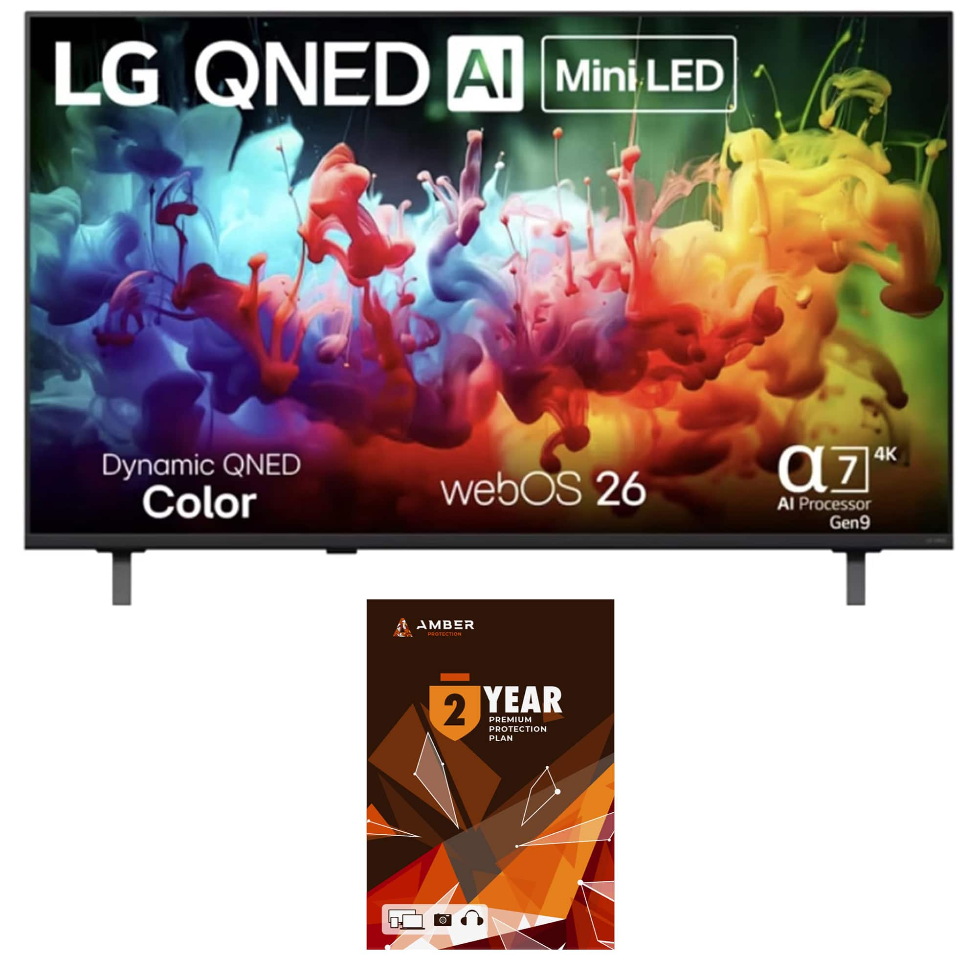 LG - 50QNED75BUA 50" Mini LED Smart TV with 2 Year Amber Protection (2026)