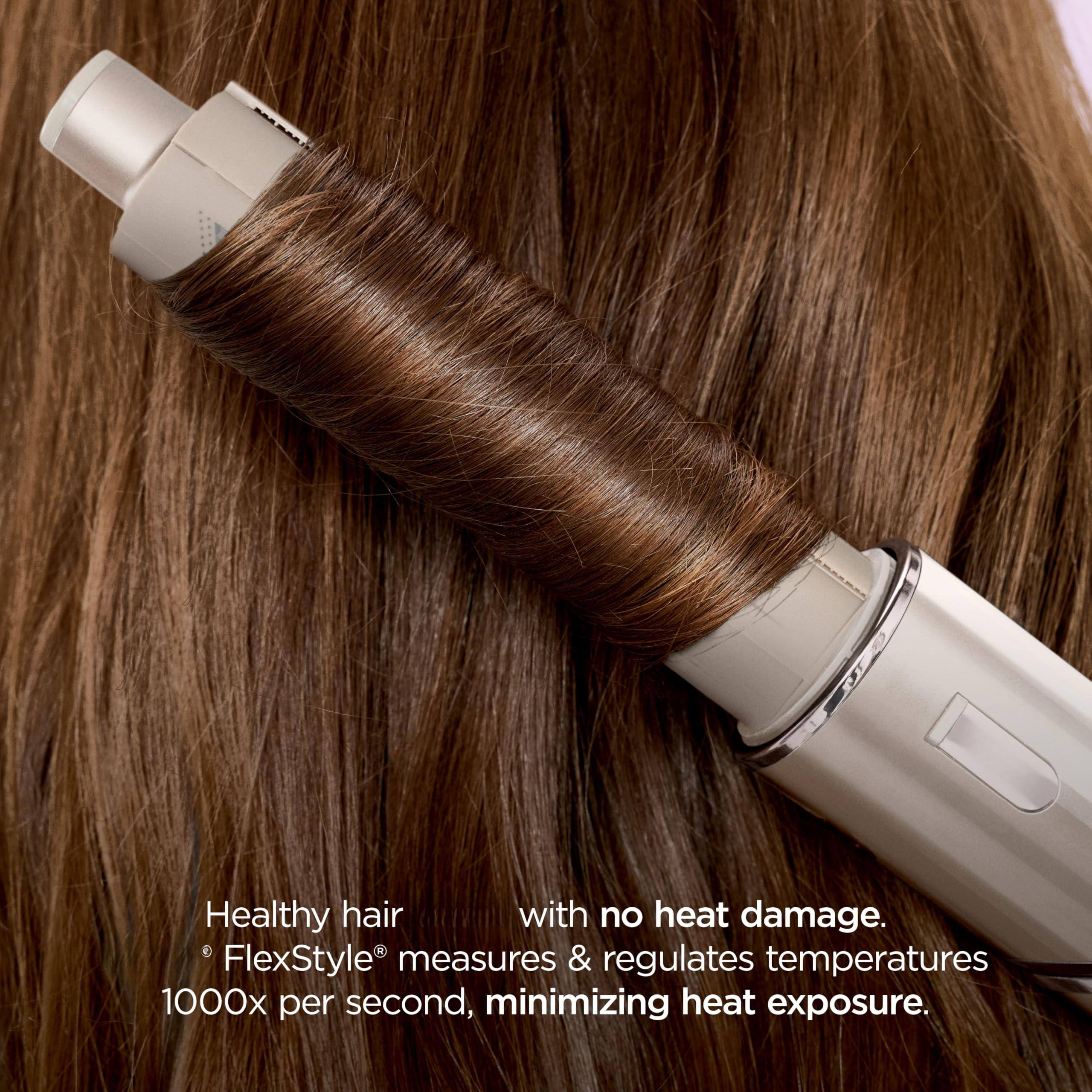 Healthy hair with no heat damage.  
FlexStyle® measures & regulates temperatures 1000x per second, minimizing heat exposure.