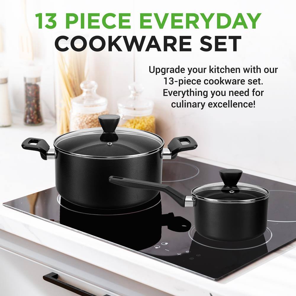 13 PIECE EVERYDAY COOKWARE SET

Upgrade your kitchen with our 13-piece cookware set. Everything you need for culinary excellence!