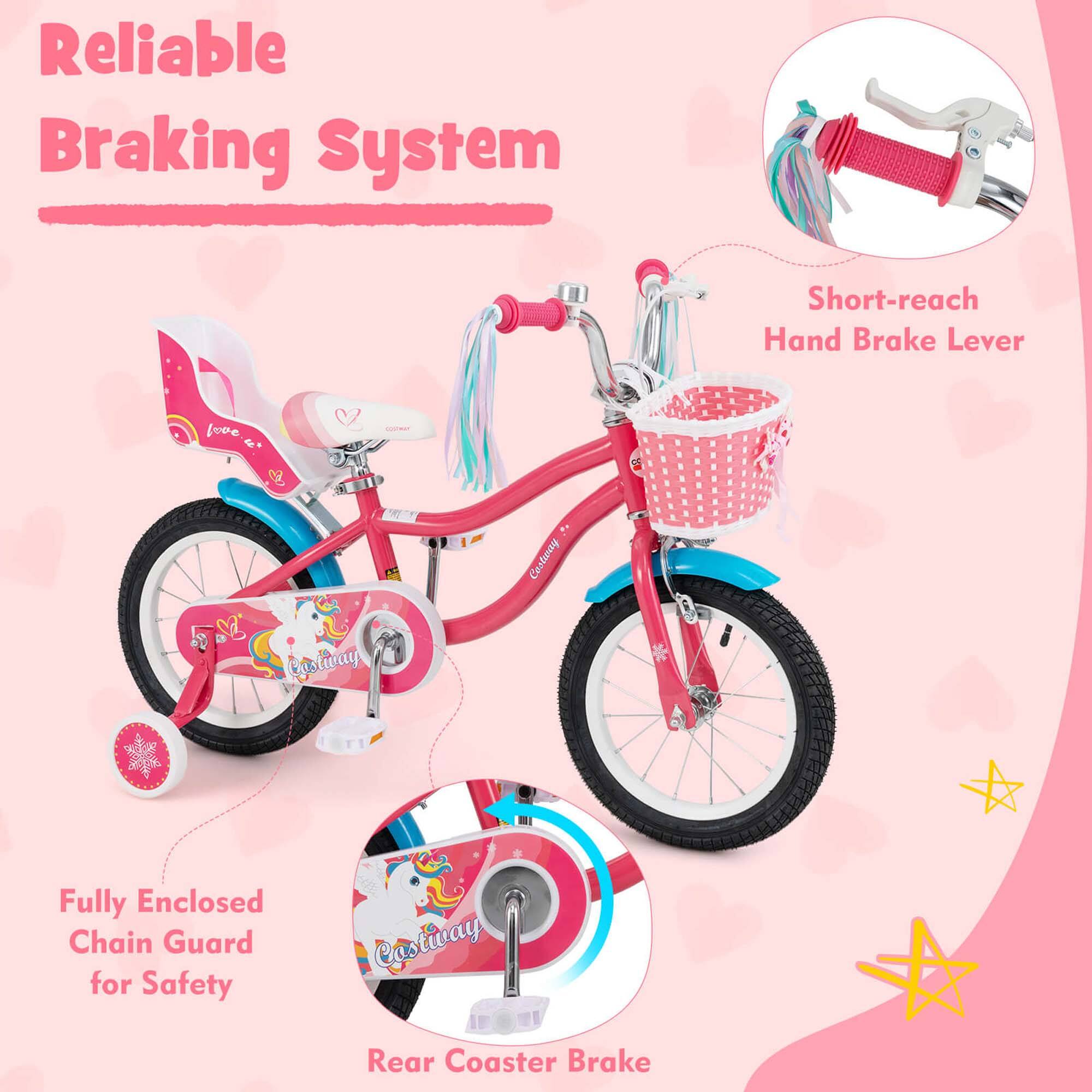 Reliable Braking System

- Short-reach Hand Brake Lever
- Fully Enclosed Chain Guard for Safety
- Rear Coaster Brake