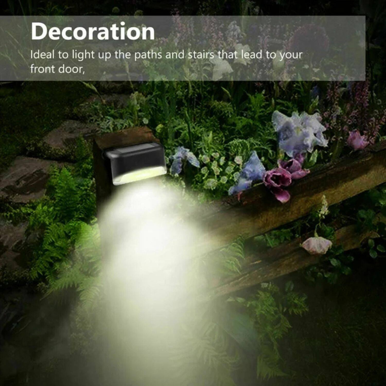 Decoration  
Ideal to light up the paths and stairs that lead to your front door,