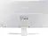 Back. Samsung - 27" Curved HD Monitor - Glossy White.