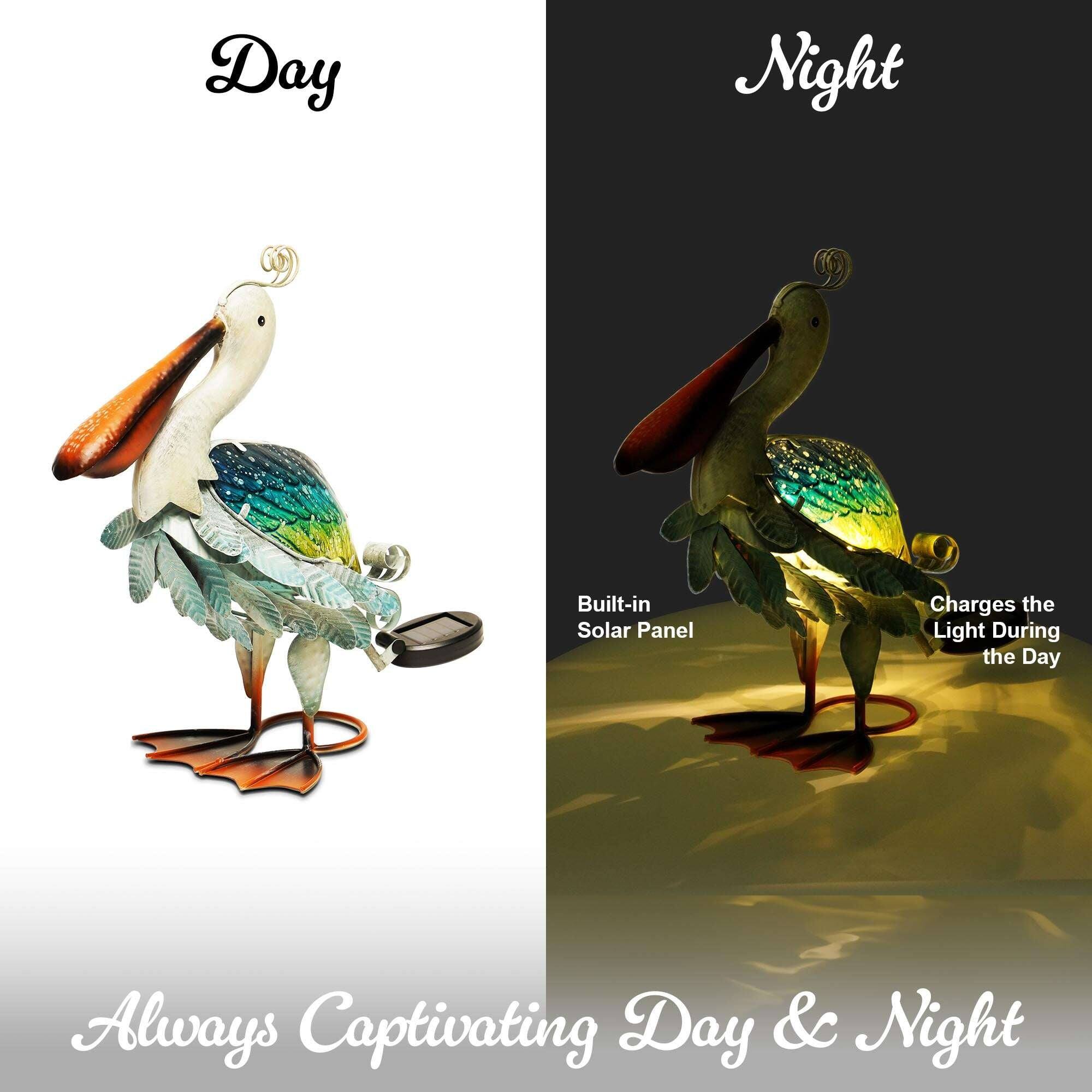 Day Night  
Built-in Solar Panel  
Charges the Light During the Day  
Always Captivating Day & Night