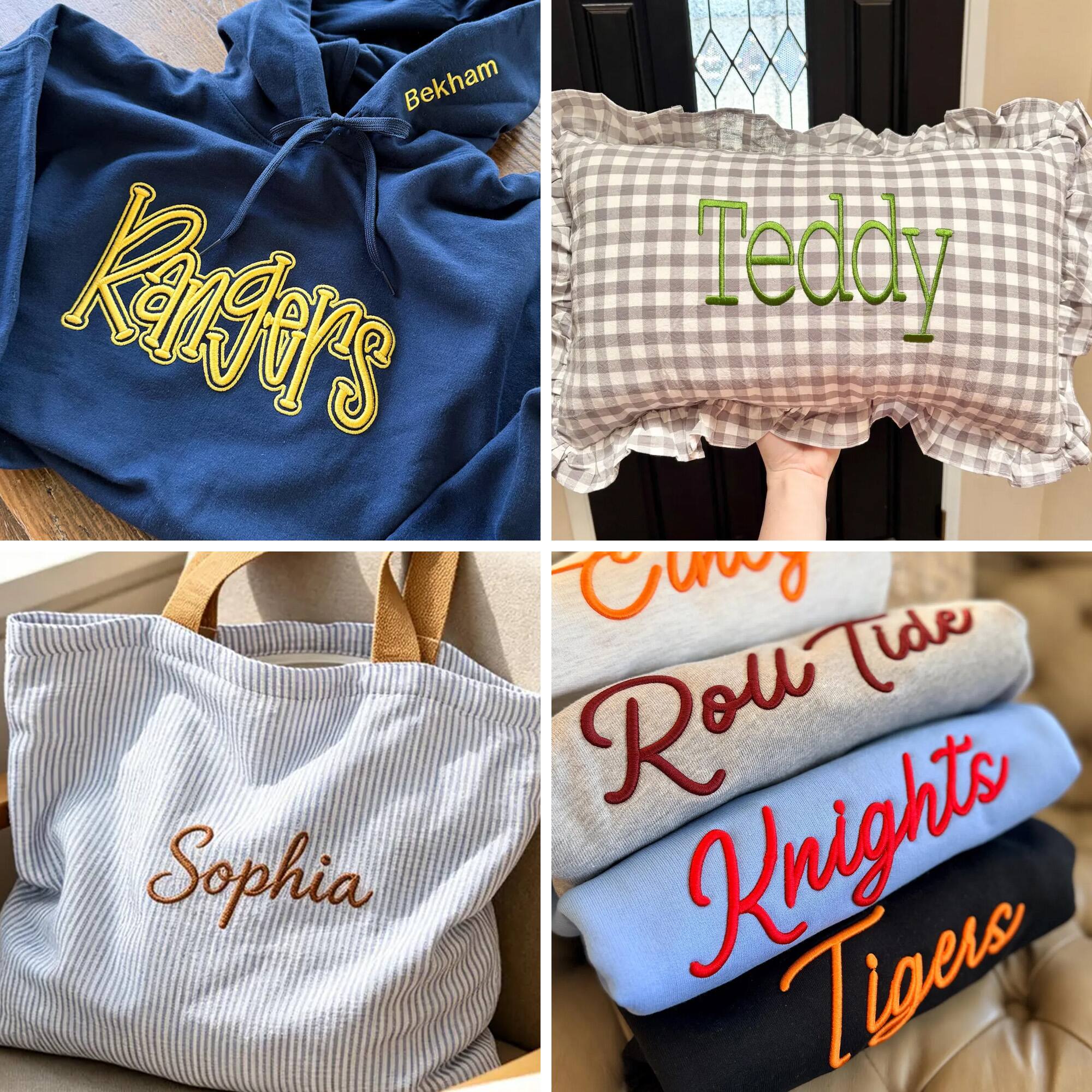 Bekham  
Rangers  
Teddy  
Sophia  
Roll Tide  
Knights  
Tigers