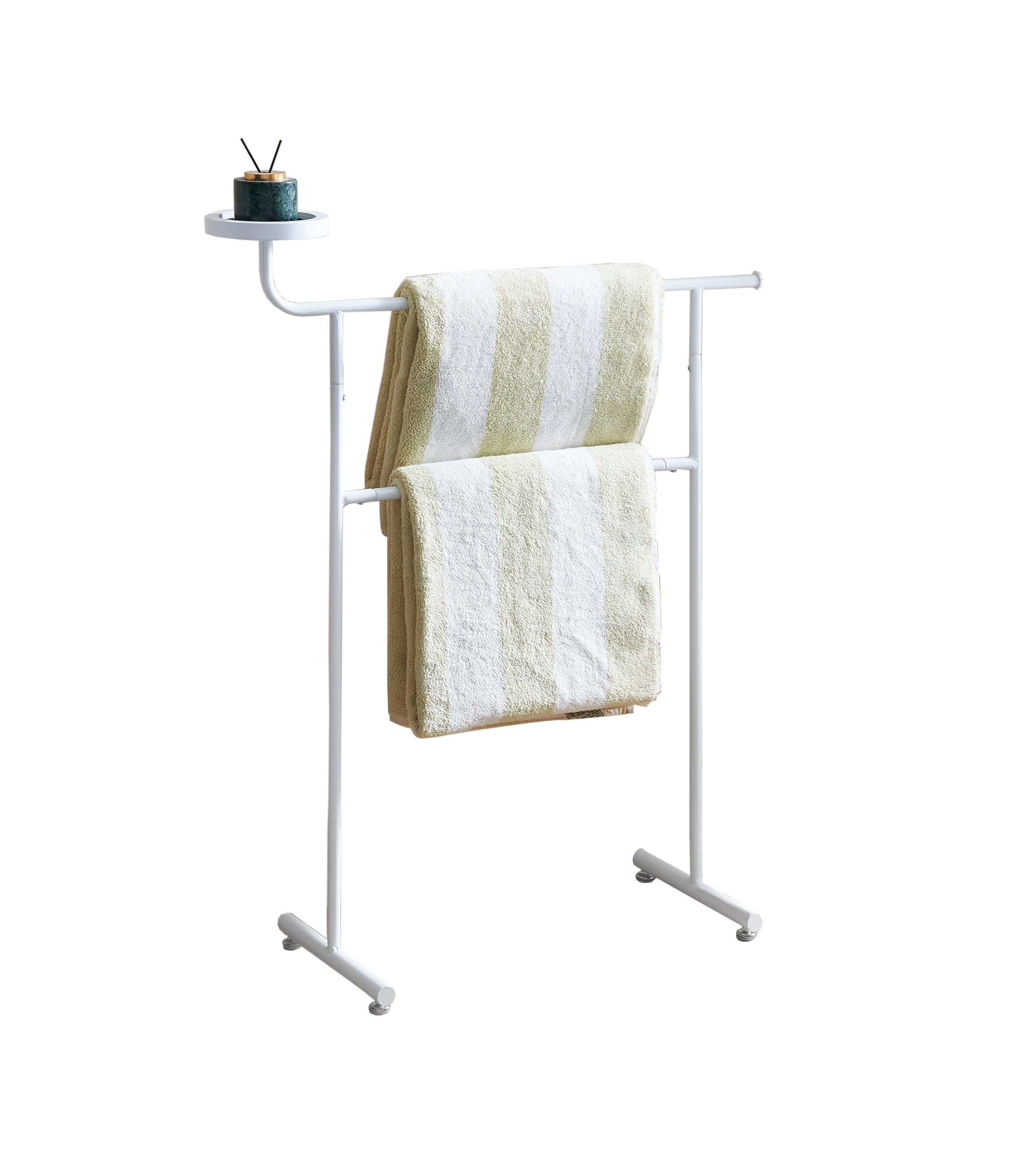 Angle. Kings Brand Furniture - Kings Brand Furniture Valet Clothes Stand with Storage Tray - White.