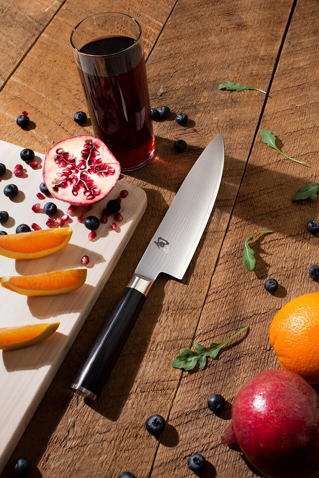 Alt View 5. Shun - Classic Chef's Knife, 8 Inch - Black.