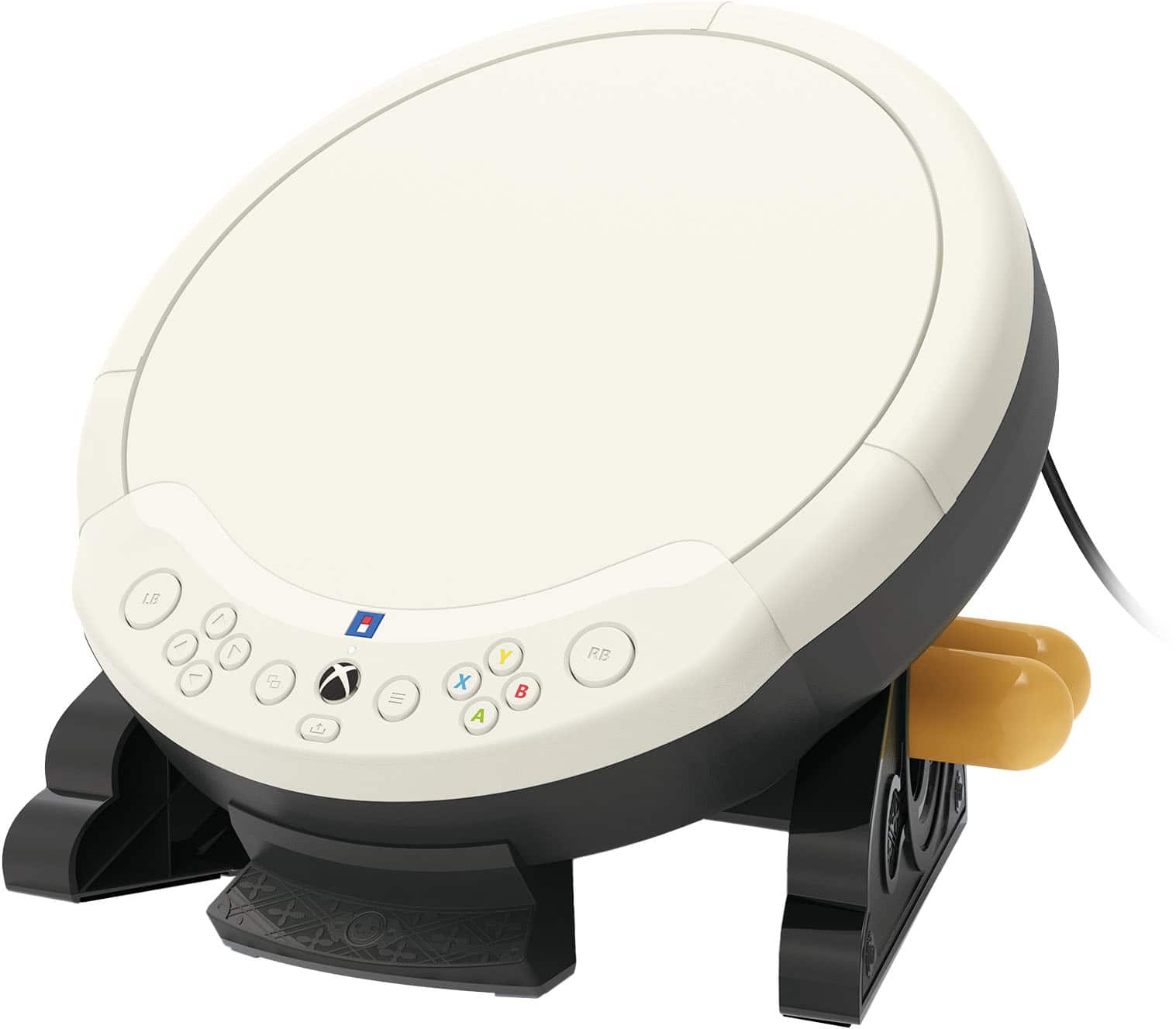 Angle. Hori - Taiko No Tatsujin Drum Controller Designed for Xbox Series X|S and Windows 11/10 - Black.