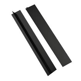 Kitcheniva - Silicone Gap Sealing Strip for Kitchen Stove 2 Pcs - Black