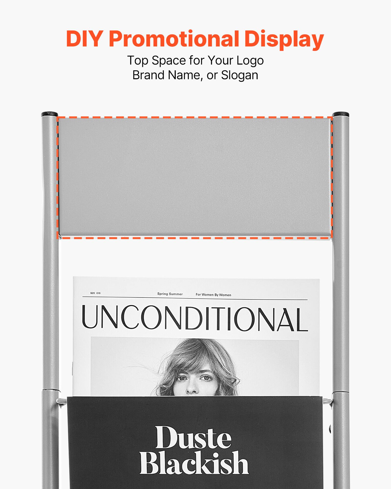 DIY Promotional Display  
Top Space for Your Logo, Brand Name, or Slogan  

UNCONDITIONAL  
For Women By Women  
Spring Summer  

Duste Blackish