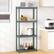 Alt View 1. Costway - Costway 2 PCS 4-Tier Metal Shelving Unit Heavy Duty Wire Storage Rack with Anti-slip Foot Pads - Gray.