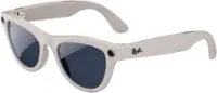 Ray-Ban Meta - Skyler glasses with Meta Ai, Audio, Photo, Video Compatibility - Clear to Sapphire Transition Lenses - Chalky Gray - Front_Zoom