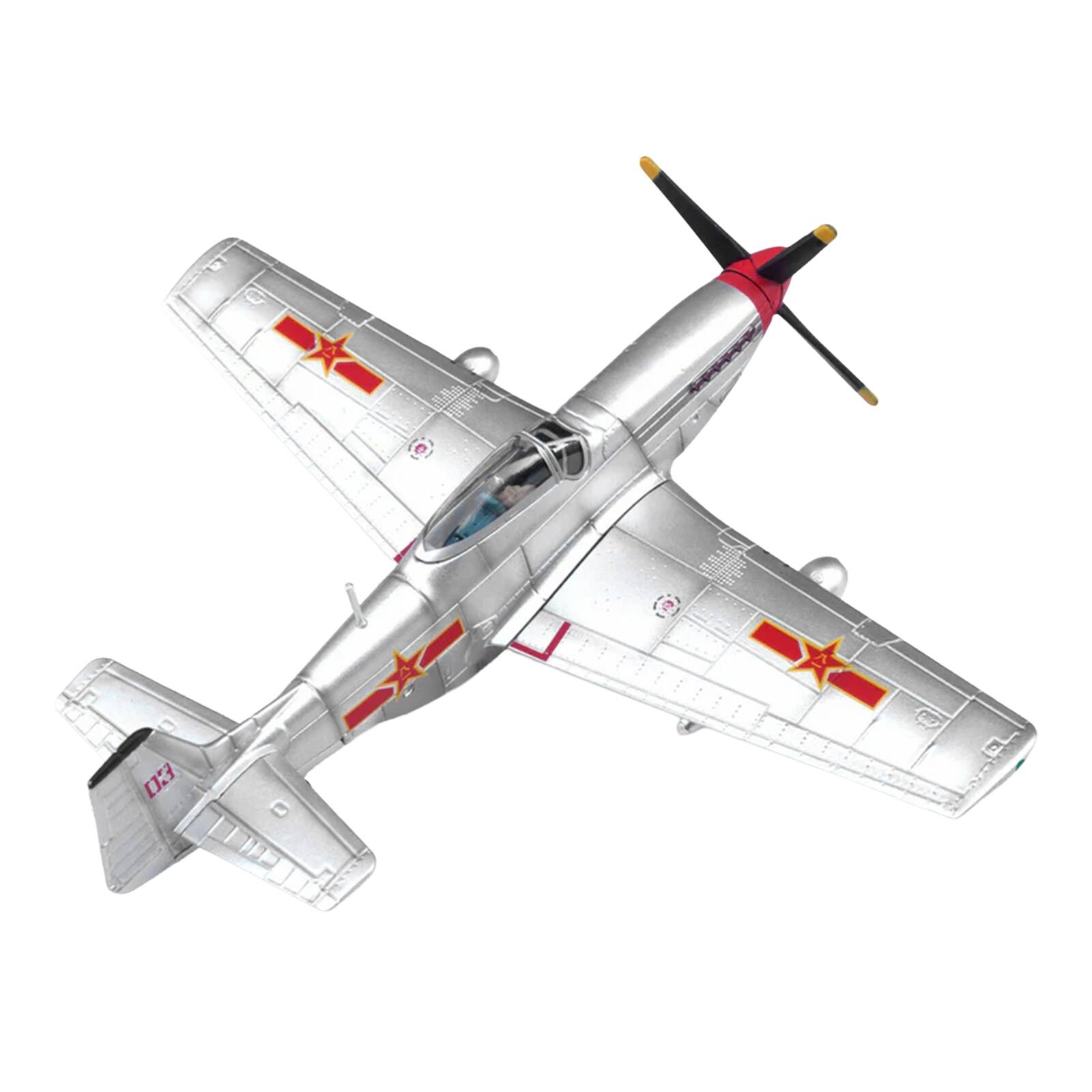 Alt View 2. Legion - North American P-51D Mustang Aircraft People's Liberation Army Air Force 1/72 Diecast Model Airplane by Legion.