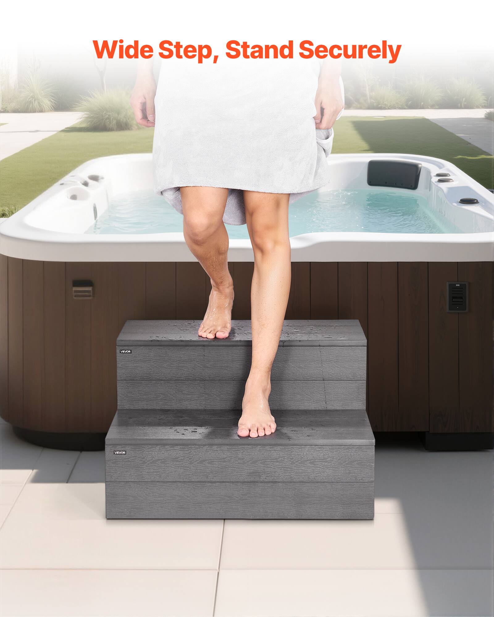 Wide Step, Stand Securely