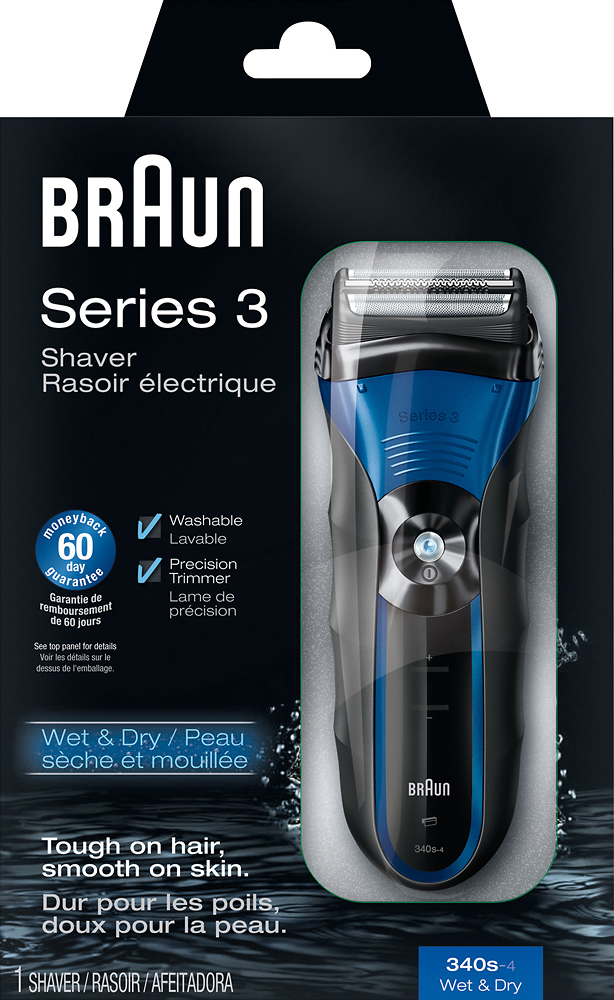 Best Buy: Braun Series 3 Wet & Dry Solo Shaver Black/Blue