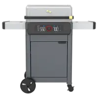 Current - Model G Dual Zone Grill with Cabinet - Light Grey - Moon Dust - Angle_Zoom