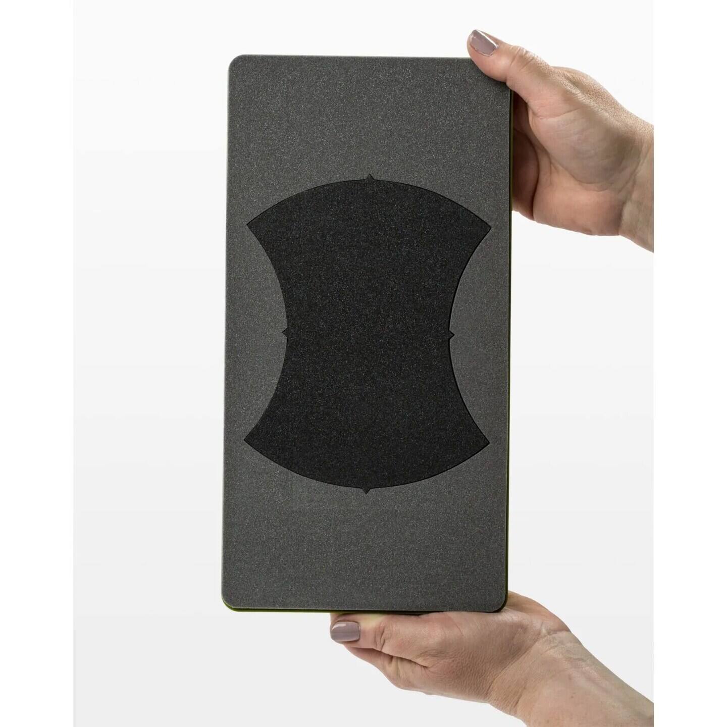 Alt View 1. AccuQuilt - GO! Fabric Cutting Dies; Apple Core - Black.