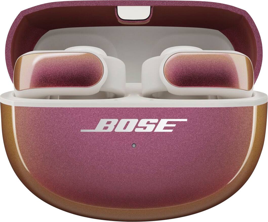 Angle. Bose - Ultra Open-Ear True Wireless Open Earbuds - Sunset Iridescent.