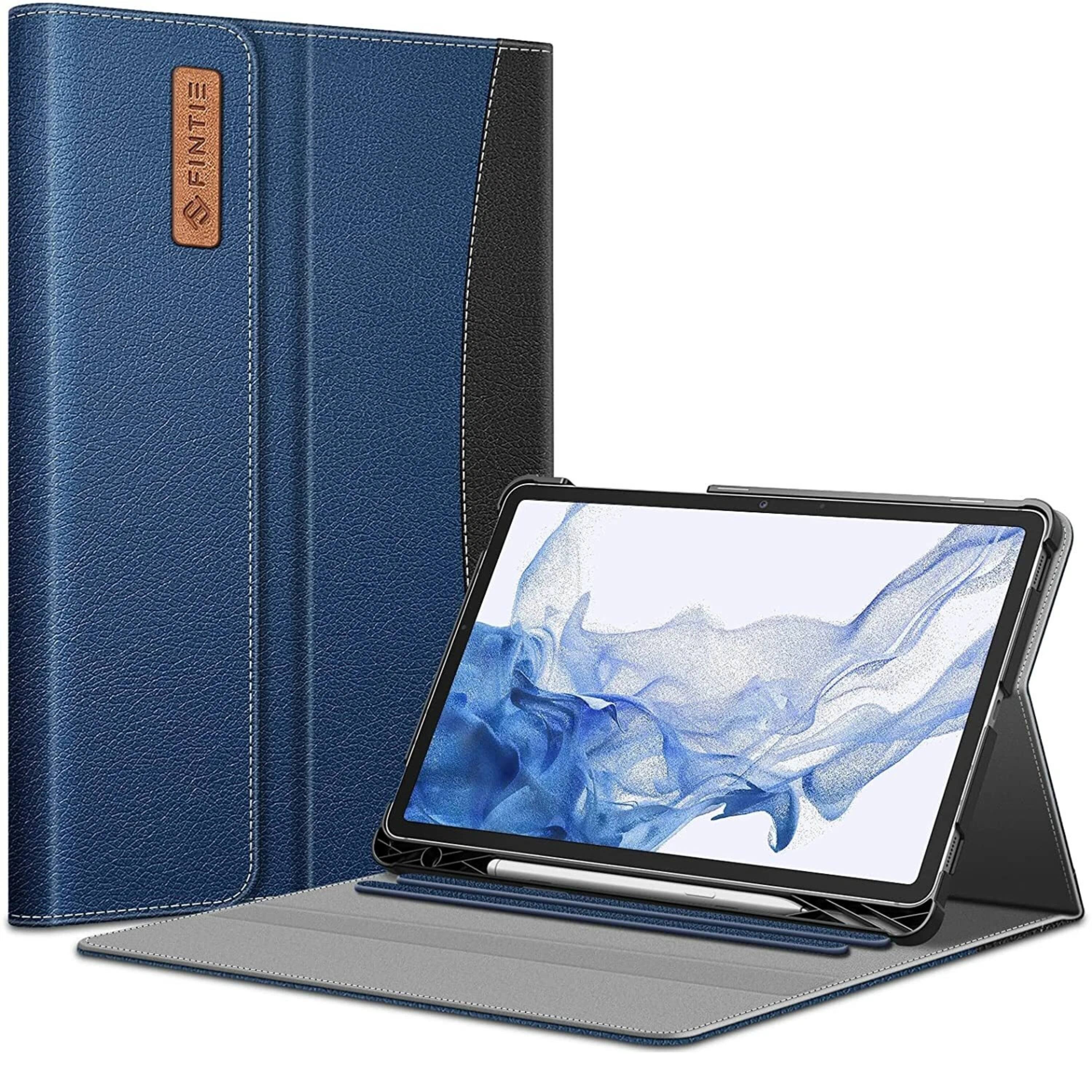 Kitcheniva - Portfolio Protective Case Cover For Samsung Galaxy Tab S8 11" 2022 And Tab S7 11" - Navy