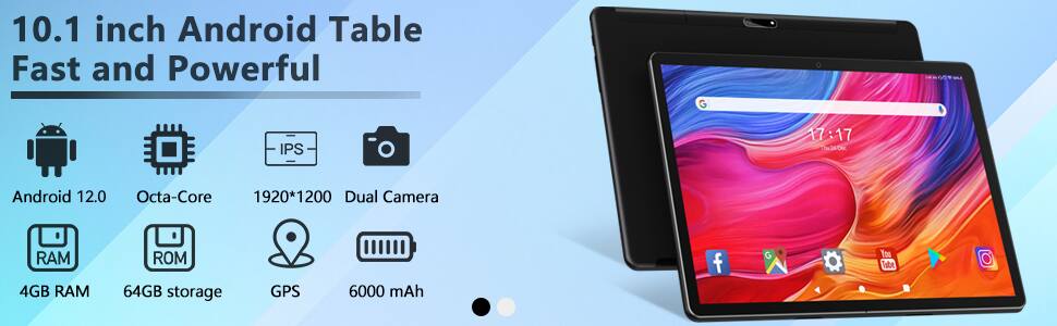10.1 inch Android Tablet Fast and Powerful

Android 12.0
Octa-Core
1920*1200
Dual Camera
4GB RAM
64GB storage
GPS
6000 mAh
f G You