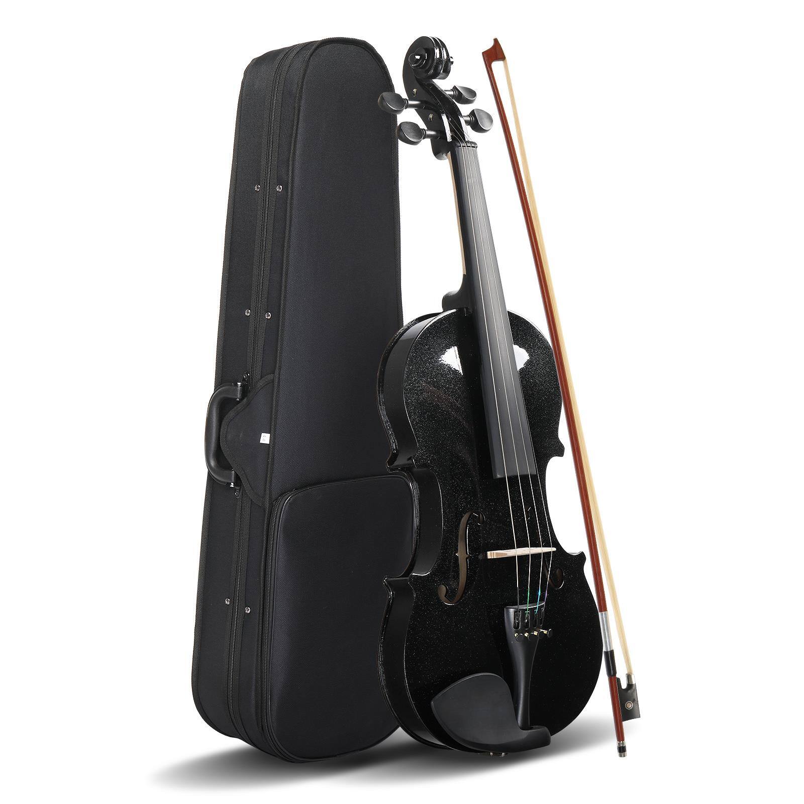 Back. Winado - 4/4 Violin Beginner Violin, Full Size Acoustic Violin with Portable Case Extra Set Violin String, Shoulder Rest, Rosin.
