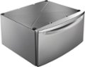 Angle Zoom. Maytag - Washer/Dryer Laundry Pedestal with Storage Drawer - Metallic Slate.