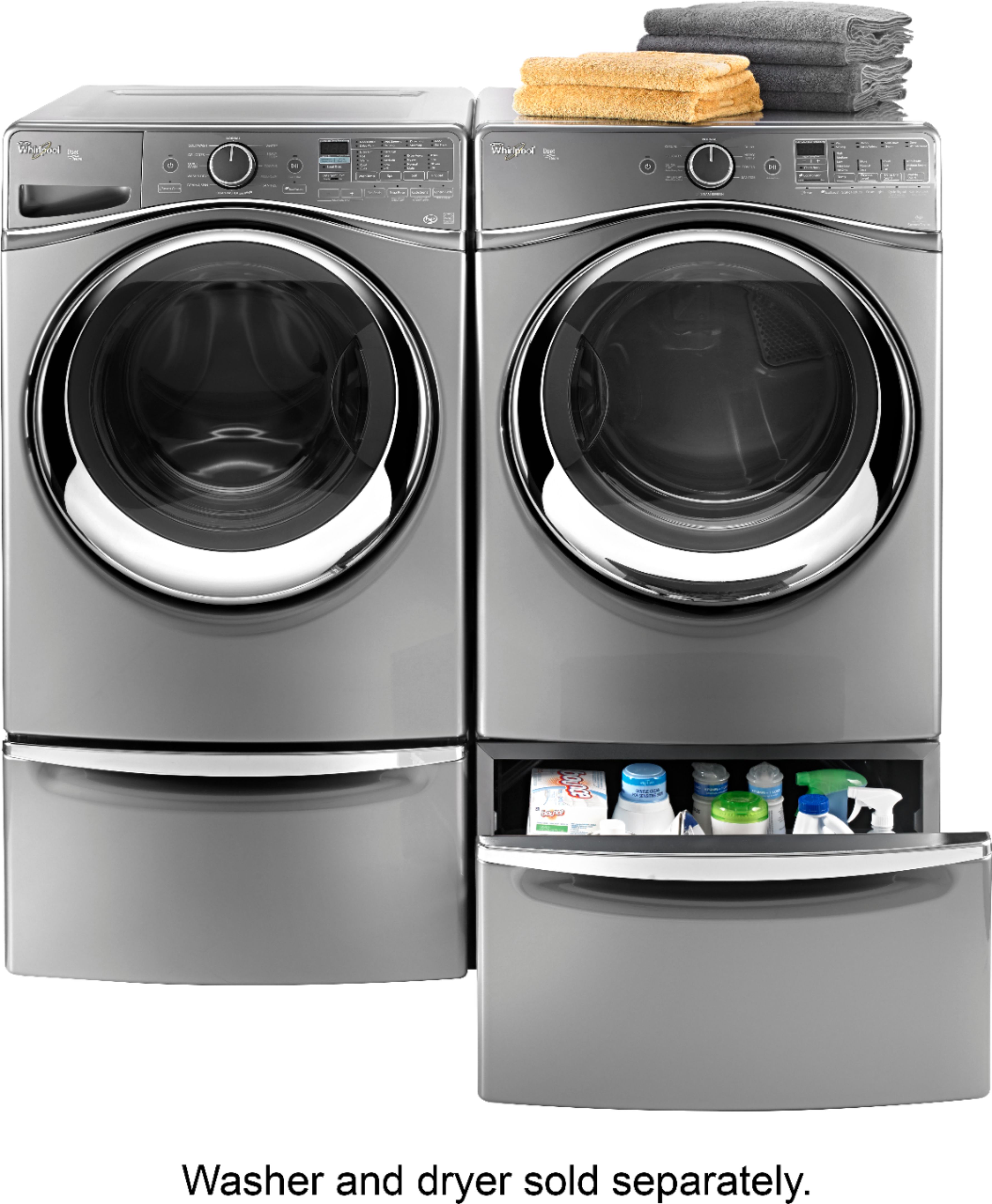 Maytag Washer Dryer Laundry Pedestal With Storage Drawer Metallic Slate Xhpc155yc Best Buy