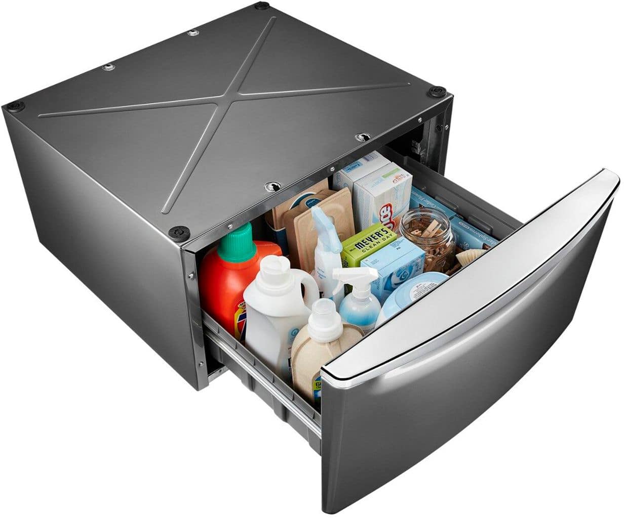 Alt View 23. Maytag - Washer/Dryer Laundry Pedestal with Storage Drawer - Metallic Slate.