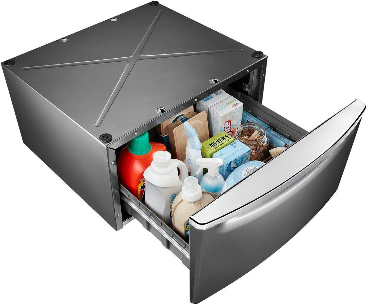 Alt View 23. Maytag - Washer/Dryer Laundry Pedestal with Storage Drawer - Metallic Slate.