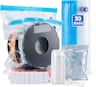 AGPtek - 30 Pack 3D Printer Filament Storage Bags Vacuum Sealed Kit - Clear Blue