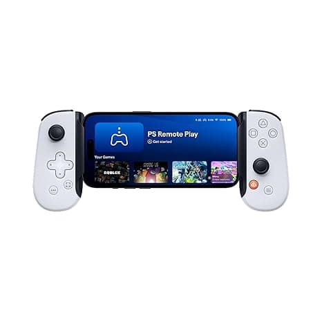 Backbone - One Mobile Gaming Controller for iPhone (Lightning) - PlayStation Edition - White and Black
