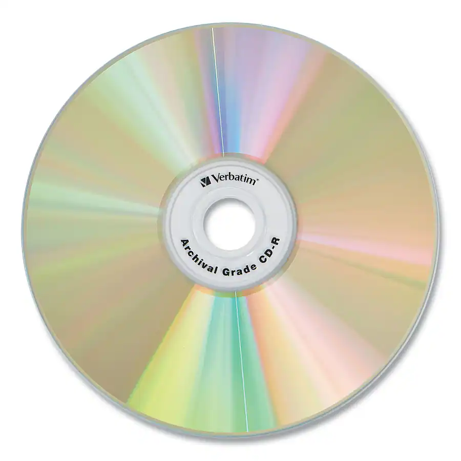 Verbatim 96159 700 MB/80 min 52X Archival Grade CD R Recordable Disc in ...