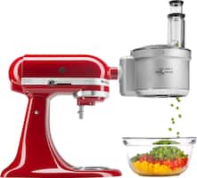 KitchenAid - KSM2FPA Food Processor Attachment Kit with Commercial Style Dicing - Silver - Angle_Zoom