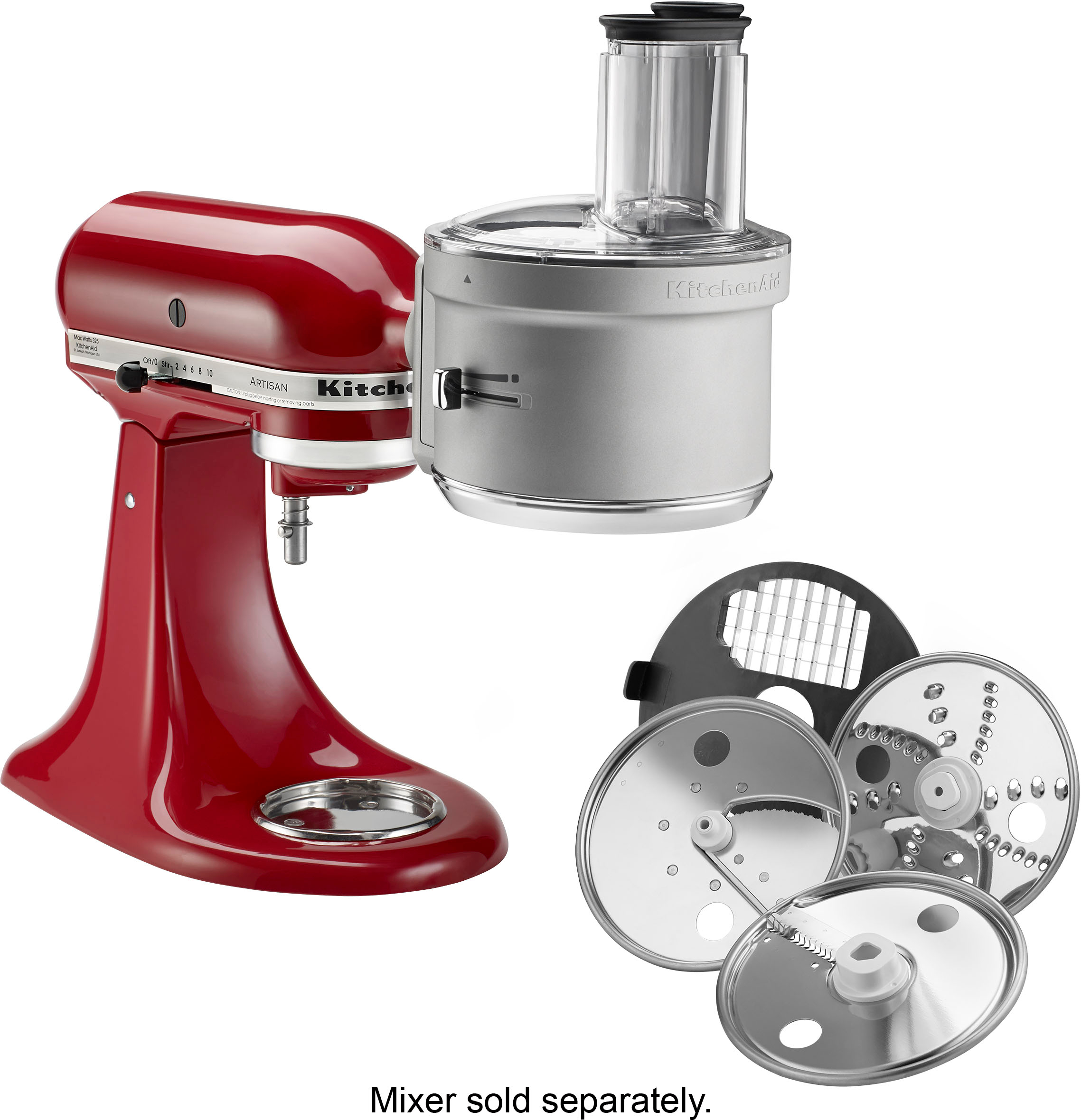 KitchenAid KSM2FPA Food Processor Attachment Kit with Commercial 