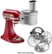 Angle. KitchenAid - KSM2FPA Food Processor Attachment Kit with Commercial Style Dicing - Plata.