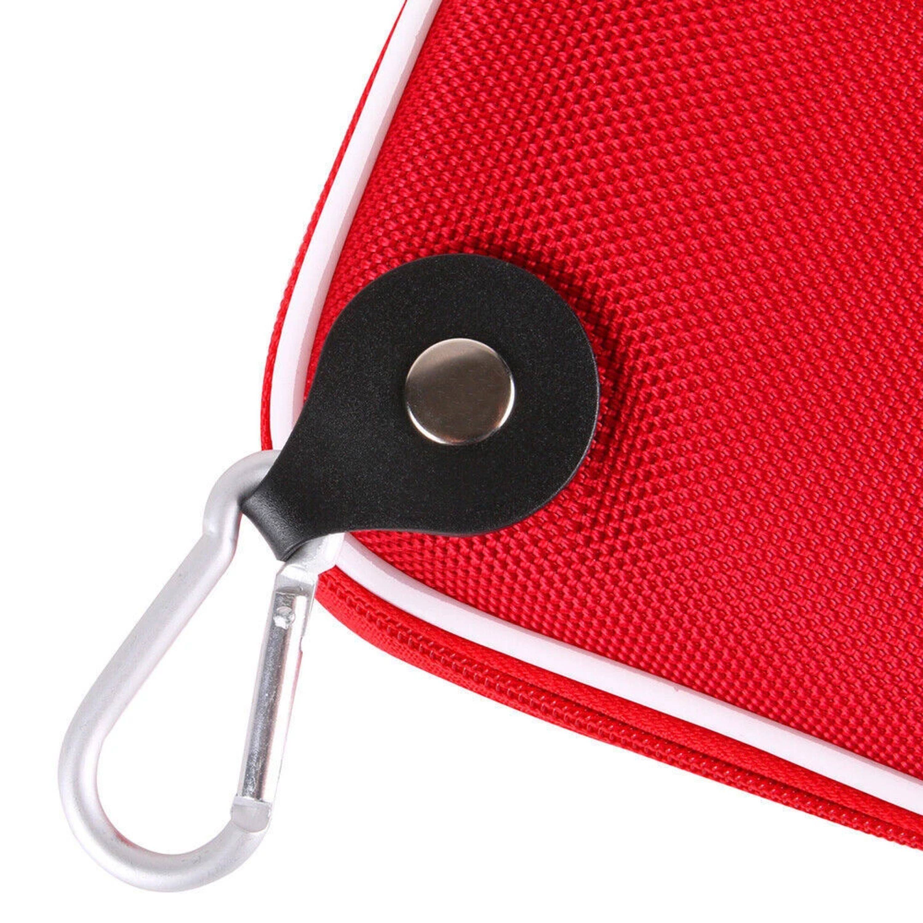 Back. Kitcheniva - Nylon Compact Camera Case Pouch Bag For Canon Powershot - Red.