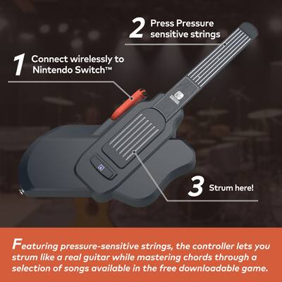 Hori Guitar Life: Lesson 1 for Nintendo Switch Black NSW-509U Hori Guitar Life: Lesson 1 for Nintendo Switch Black NSW-509U