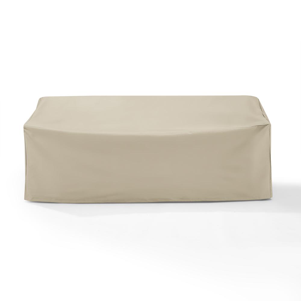 Left. Crosley Furniture - Outdoor Sofa Furniture Cover - Tan.