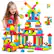 Front. Contixo - Contixo ST5 STEM Building Set, 144 Bristle 3D Tiles for Creative, Educational Play, Ages 3-8.