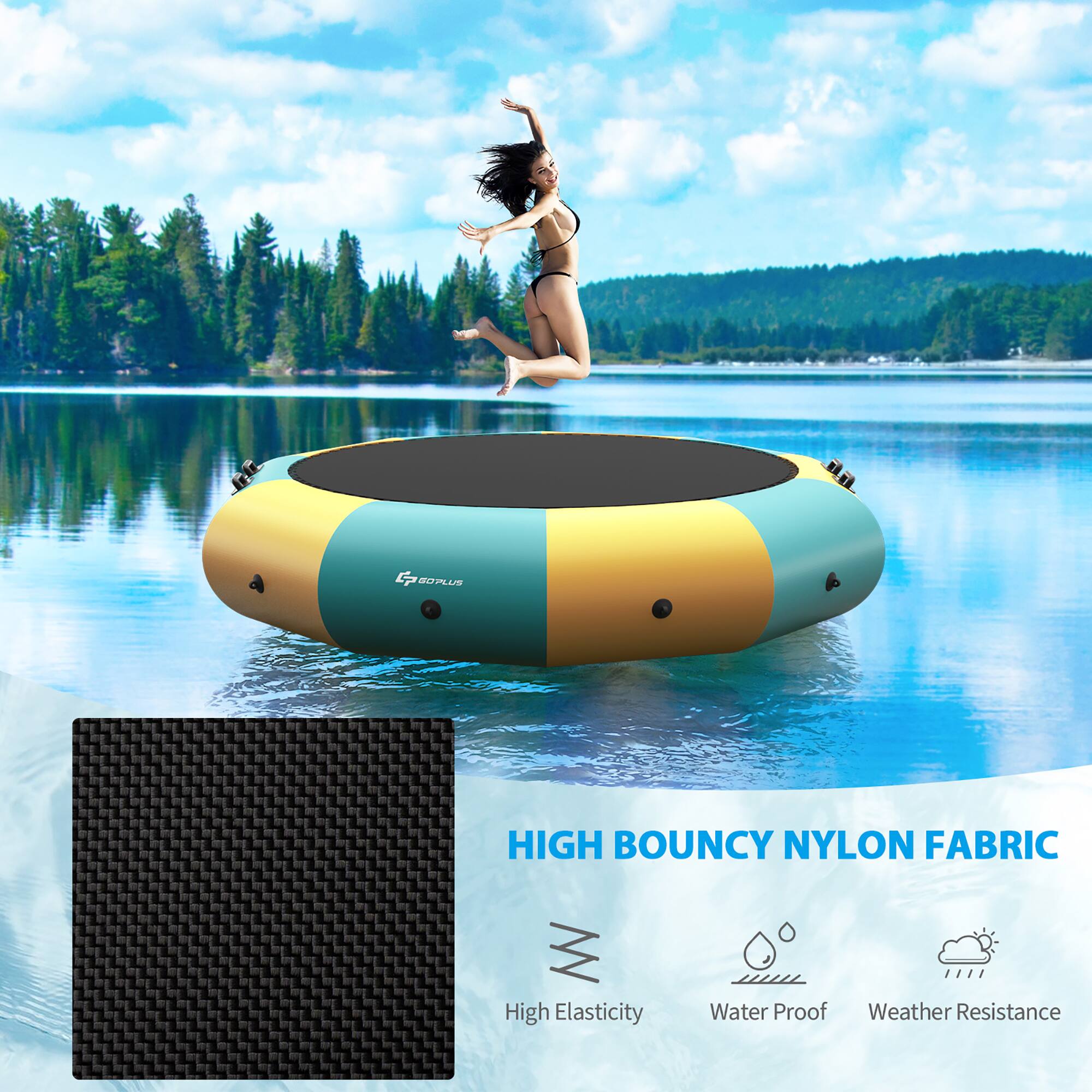 HIGH BOUNCY NYLON FABRIC  
High Elasticity  
Water Proof  
Weather Resistance